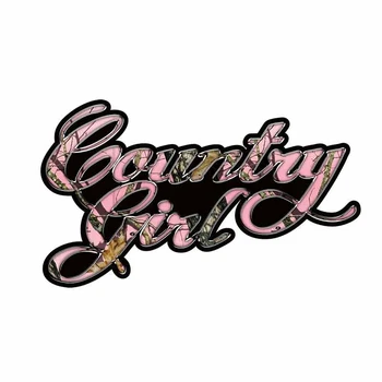 

SZWL Funny Car Stickers Country Girl Logo Decal Waterproof Sunscreen Cauto Accessories Vinyl Graphics JDM Decoration,13cm*7cm
