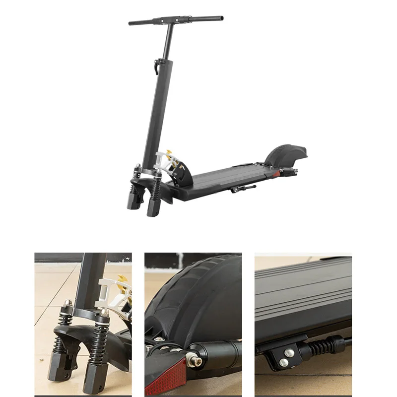 

New 10inch Sturdy Scooter Frame Front Rear Shockproof All Aluminum Alloy Scooter Frame