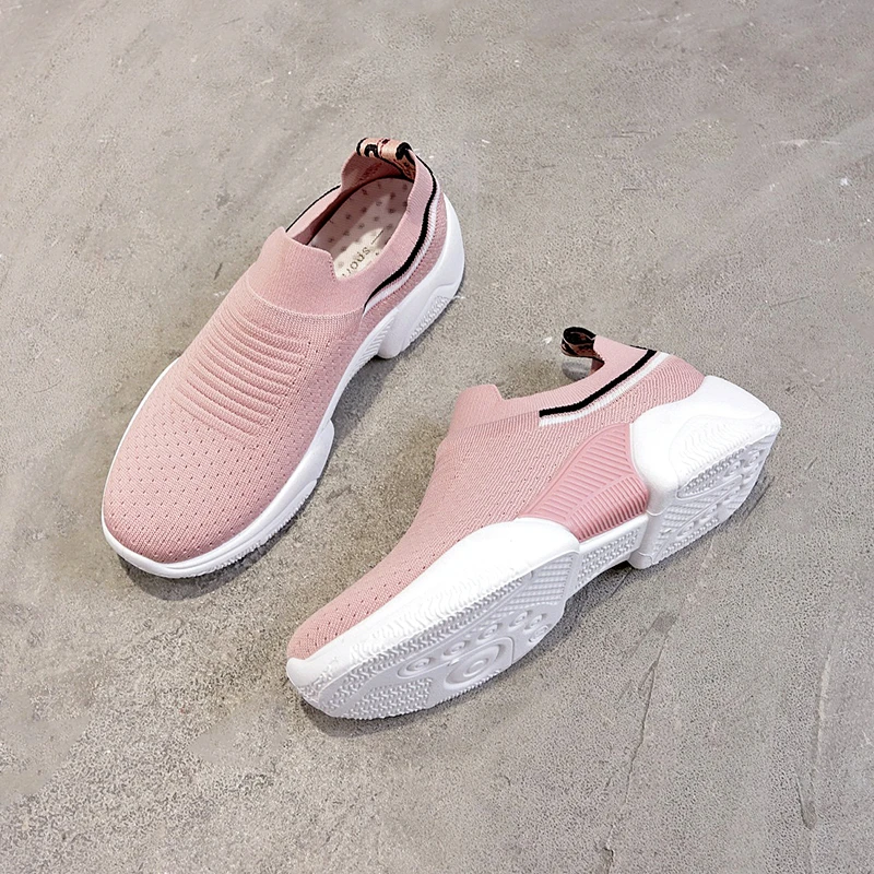 ladies slip on tennis shoes