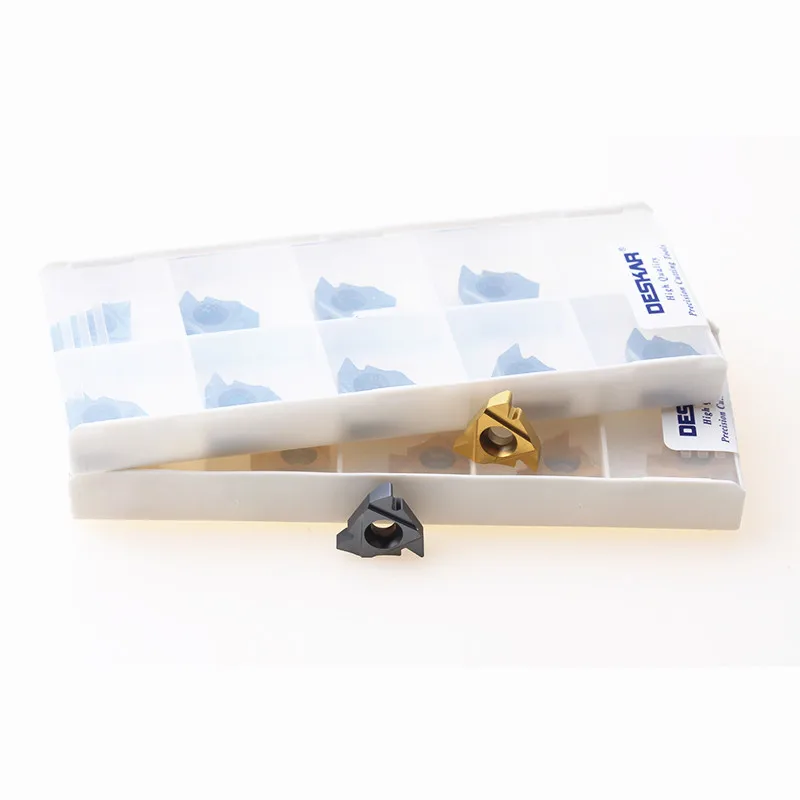 

10PCS DESKAR 22ER 22IR N55 N60 LDA Lathe Tool Parts Threading Turning Tools Carbide Inserts For Processing P.M