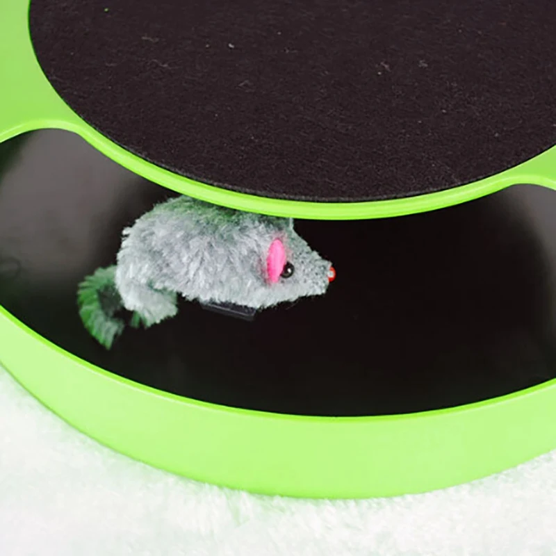 Игрушка для ловли кошек, мышей, поднос для домашних животных, товары для кошек, забавная головоломка, вращающаяся игрушка
