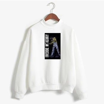 

Freddie Mercury Queen Band Pullover Women Harajuku Vintage Ullzang Sweatshirt Fashion Queen Hoodie 90s Graphic Rock Tops Hipster