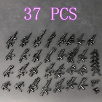 MOC Weaponry Rifle Pistol Equipment Set Guns Military Weapons Compatible Figures Building Block Brick Mini Children Toys Hobbies 2