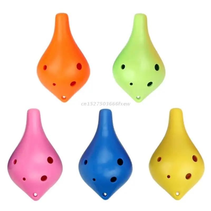 5pcs 6 Hole Ocarina Wine Bottle Style Ocarina Instrument Portable