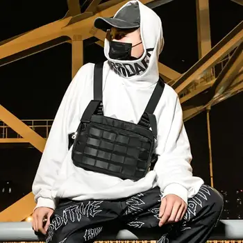 

New Fashion Outdoor Handbags Classic Delicate Unisex Hip Hop Chest Bag Vest Multi-function Travel Streetwear Nylon Waist Pack