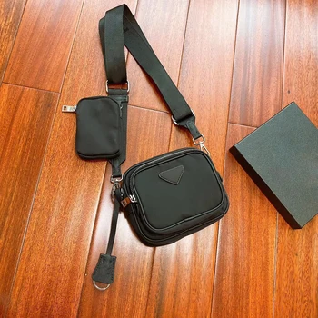 

2020 New Two-piece Nylon Crossbody Bags For Women Popular Luxury Handbags Women Small Square Bags Designer Shoulder Bags Ladies