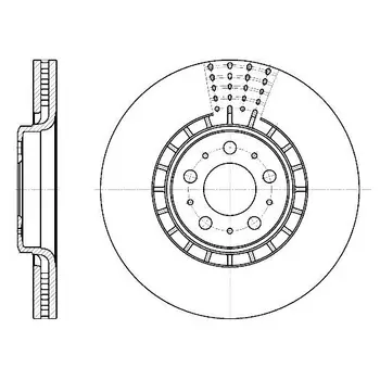 

Disc brake front Volvo XC 90 2.4/2.5 T/D5/3.0/02 REMSA 676
