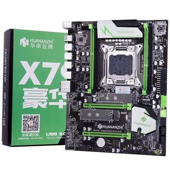 

HUANANZHI X79-2.49 Motherboard LGA2011 ATX USB3.0 SATA3 PCI-E NVME M.2 SSD Port Support 4 X 16G Memory Tested