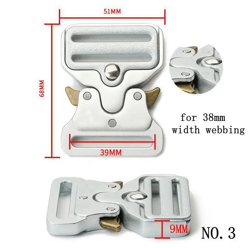 Robuste taktische Gürtelschnalle aus Legierung, 32 mm, 38 mm, 45 mm, Schnellverschluss, militärische Metallschnalle für taktisches Gürtel-Kampftraining – Detail 8