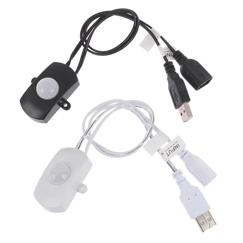 DC 5V USB корпус инфракрасный PIR датчик движения переключатель для Светодиодный