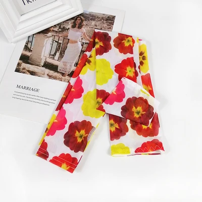 Sunscreen Arm Warmer Fingerless Long Gloves Cotton Cute Kawaii Moon Graphic Print Skinny 90s Sleeve Women Summer Sun Protection