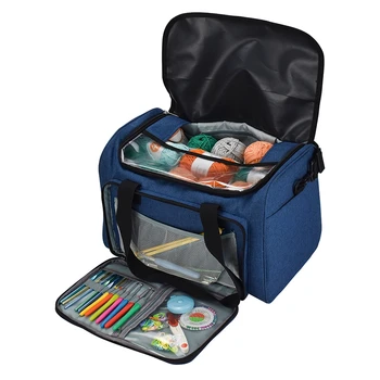 

Large Capacity Wool Organizer Charger Wires Cosmetic Zipper Storage Pouch kit Case Accessories Supplies