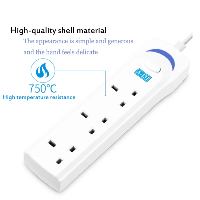 USB Мощность полосы бытовой электроники Быстрая зарядка розетка с USB 3/4/5 AC UK Разъем гнездо для шнура удлинителя 1,8 M 3M USB кабель