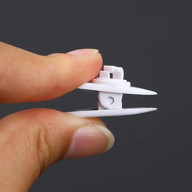 Headphone Earphone Cable Cord Wire Lapel Clip Nip Clamp Holder Organizer 360 Degree Headset Cable Buckle With Storage Bag