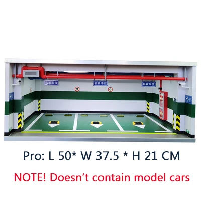 

1:18 Alloy Model Car Simulation Underground Garage (For 3 model cars) Parking Lot Space Scene Display