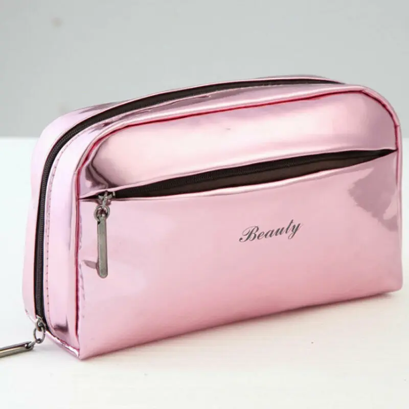 

Toiletry PU Bags Leather Travel Cosmetic Organizer Women Makeup Bag Case Storage