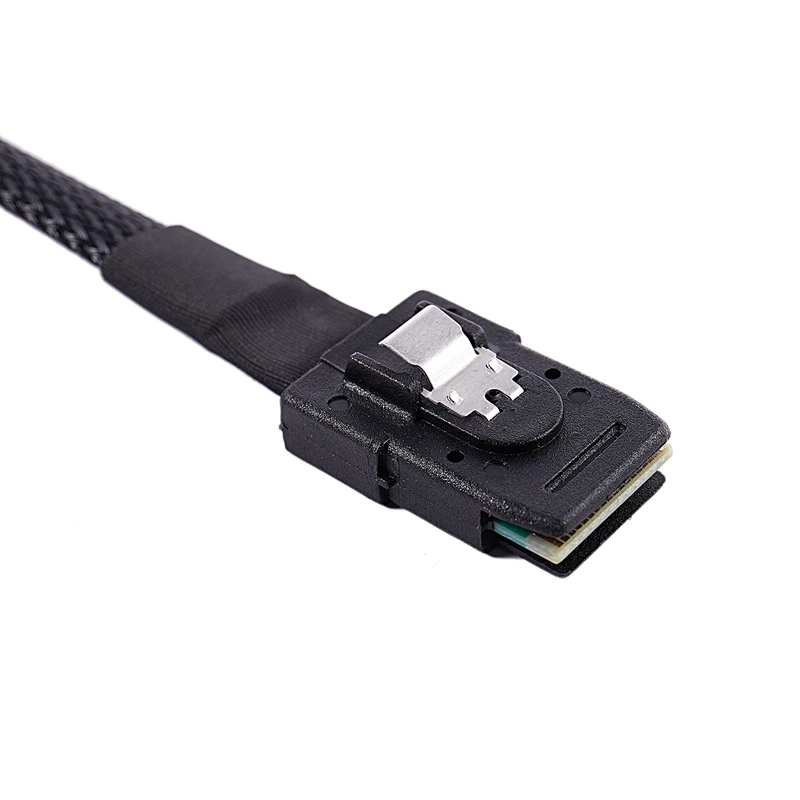 Mini SAS 36P SFF-8087 до 4 SATA 7Pin 90 градусов целевой жесткий диск кабель для передачи данных 1 м