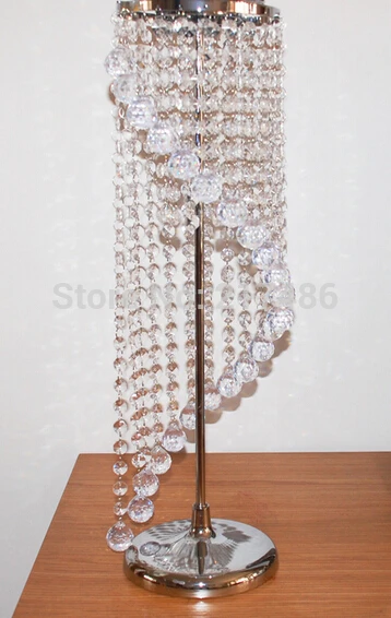 

Traditional acrylic cystal wedding Designer Trumpet Vase For Wedding Decoration senyu0914
