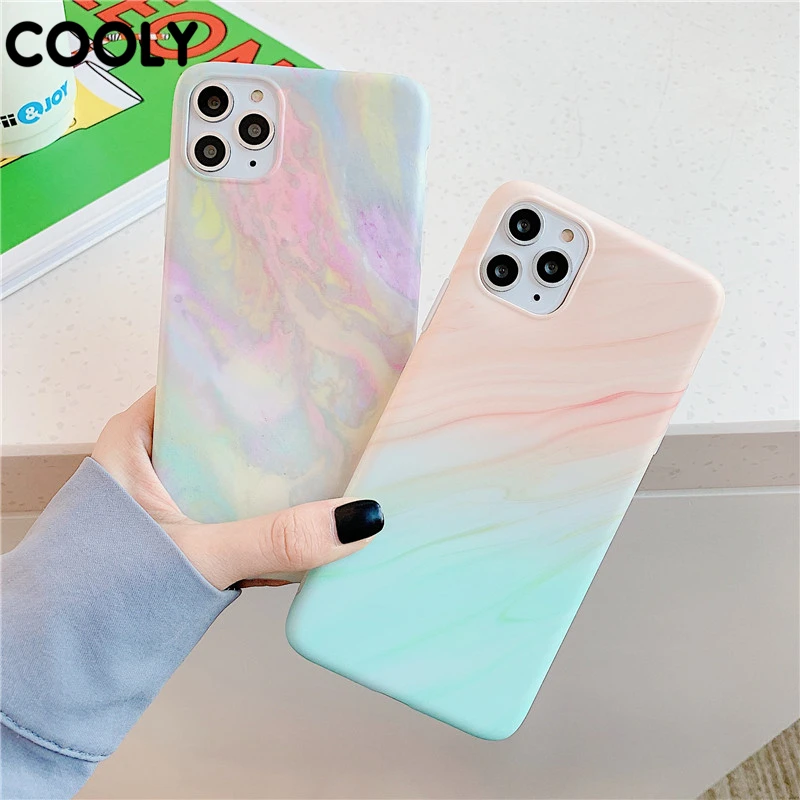 COOLY мраморный чехол для iphone 11 Pro Max 6 S 7 8 XS X XR Huawei Nova 3e 4e Mate 30 Lite 20 P20 P30 силиконовый