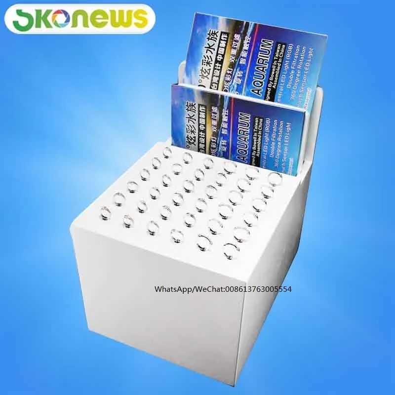 4 Pcs Ring Retractable Anti-Theft Display Tray Jewelry Security Cable Pull Box Stand Cabinet Tray