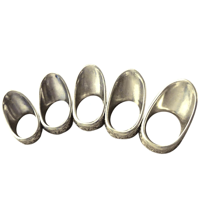 1pc 18-22mm Brass Archery Supply Lightweight Thumb Finger Guard Ring Buckle Hand Decoration Finger Protector Tool Archery 5