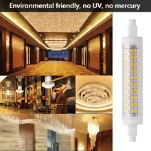 2 шт. LESHP светодиодный 10 Вт 1100LM R7S-2835-120 100-265V 3000K теплый белый свет с двумя концами, Вольфрам галогеновые лампы заменители