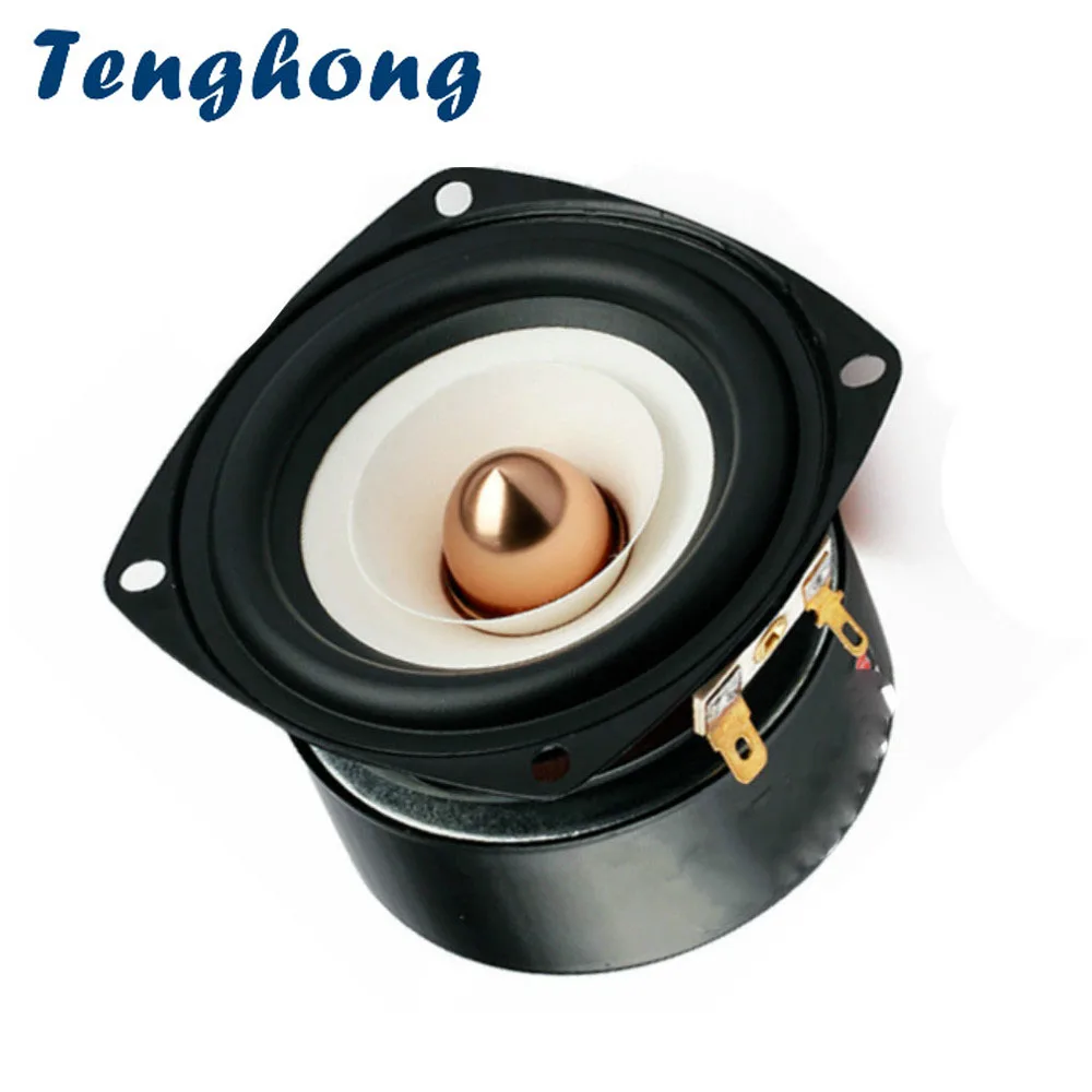 Tenghong 2 шт. 3 дюймовый Полнодиапазонный динамик частоты 4 Ом 8 Ом 15 Вт Hifi медиантный бас Громкий динамик для домашнего кинотеатра DIY|Полочные АС| | АлиЭкспресс