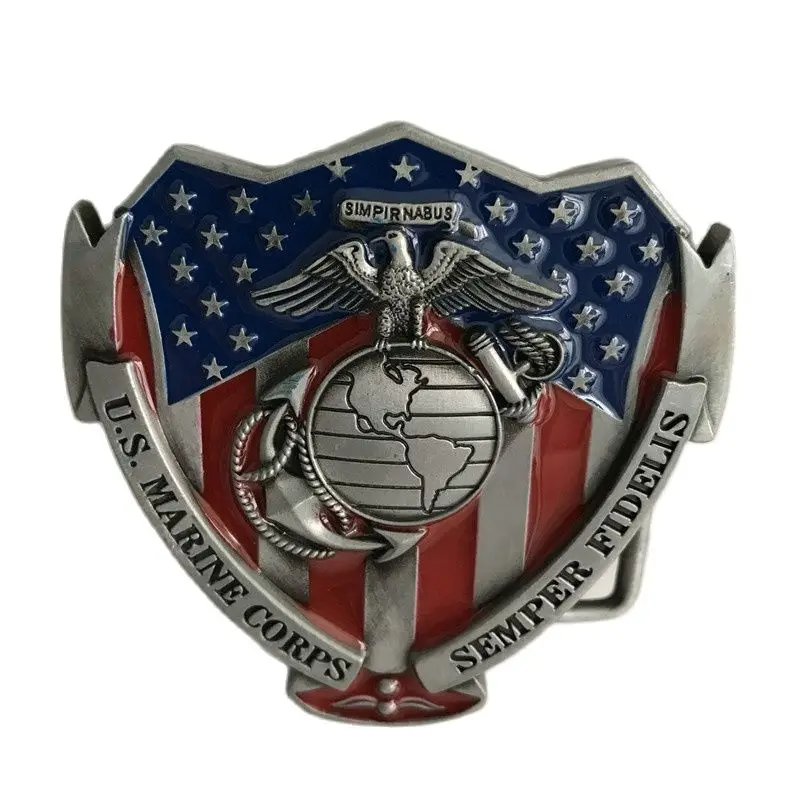 Розничная продажа металлические пряжки для ремня морской пехоты США MC модные