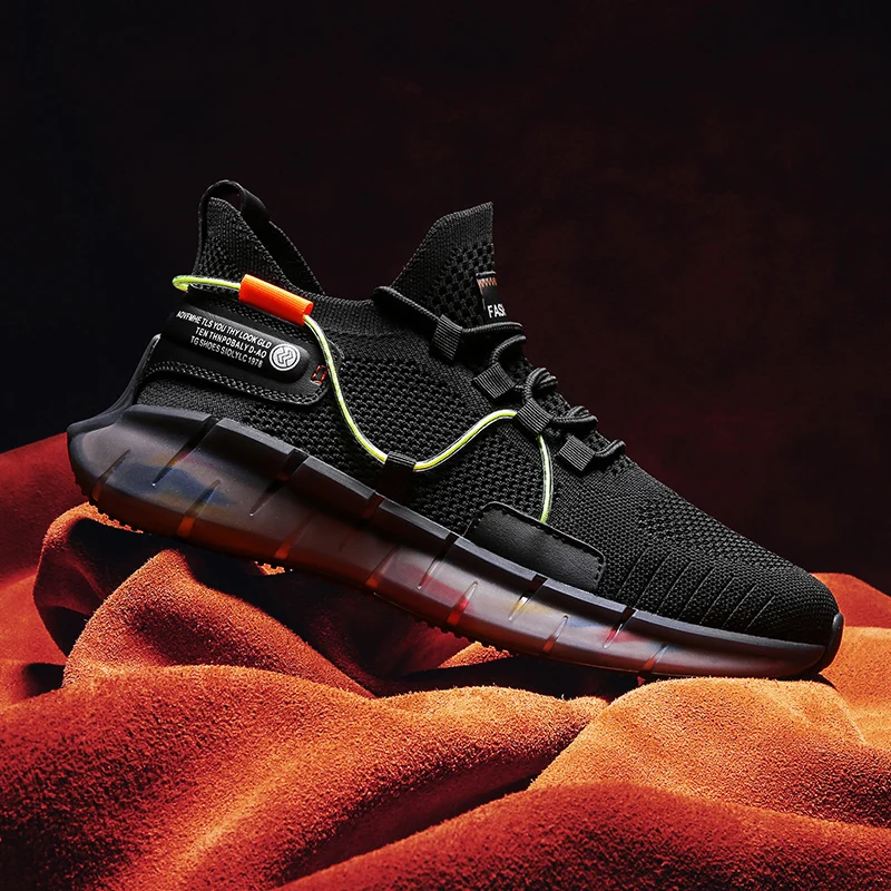 

Men's Running Shoes Outdoor Breathable Comfortable Fitness Shock Absorption Trainer Sport Gym Sneaker 2020 Hot Sell Zapatillas