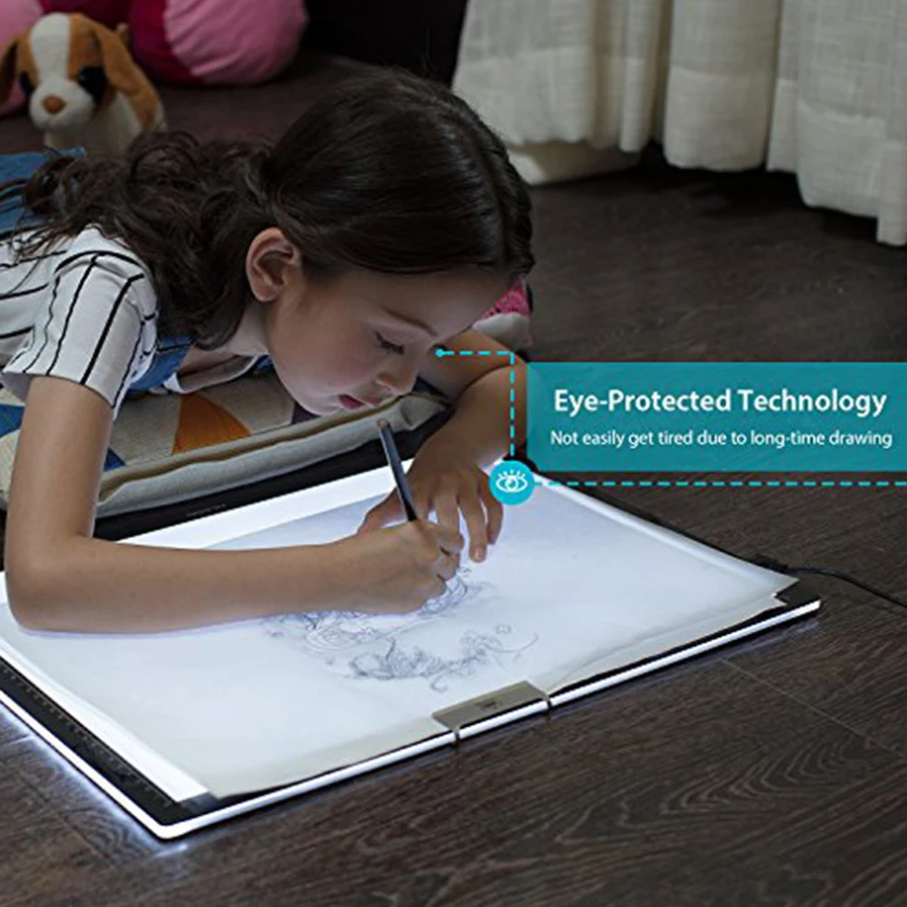 A4 LED Drawing Tablet Digital Graphics Pad USB LED Light Box Copy Board Electronic Art Graphic Painting Writing Table lcd writing tablet 12 inch electronic drawing writing board handwriting pad message graphics board kids writing board lock key
