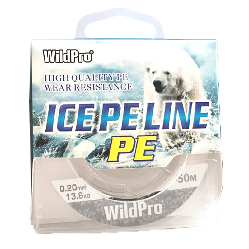 Ice Fishing Line 4x Braided 50m Cold Weather Super Strong Thin Wire