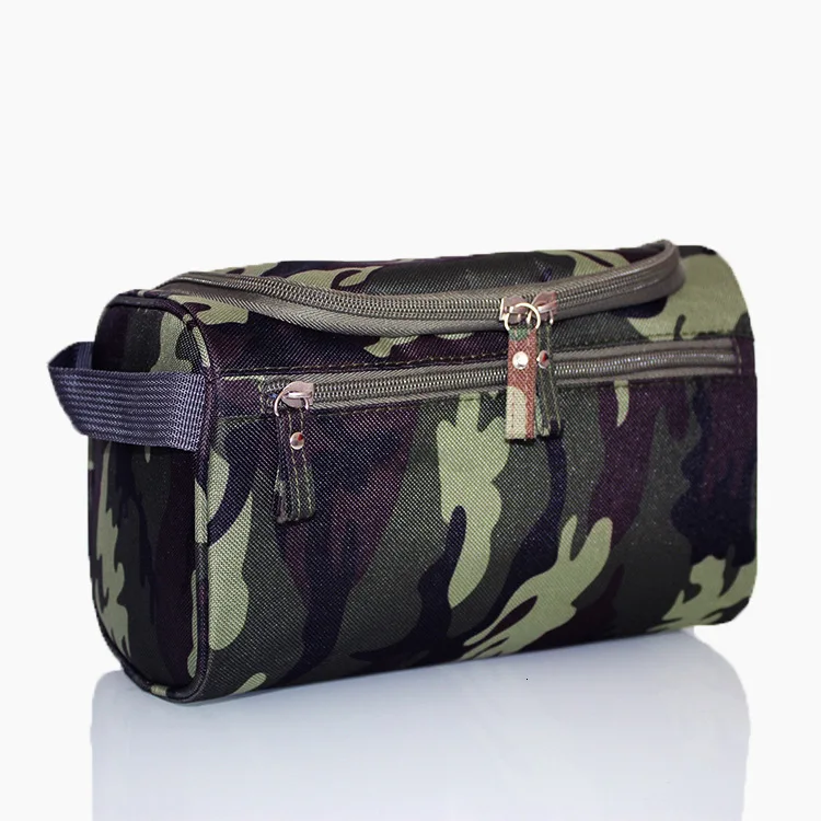 Dark green camouflag Нейлоновая сумка для макияжа, водонепроницаемый органайзер для путешествий, косметический Чехол - Цвет: Dark green camouflag