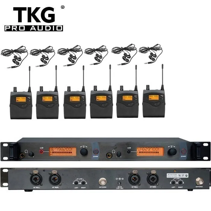 SR2050 in ear wireless with 6 bady pack 1 Transmitter and Receivers IEM monitor systems system | Электроника