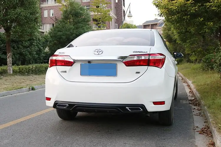 Для Toyota corolla задний спойлер бампер диффузор протектор Подходит 2014 2015 2016 2017 Боди