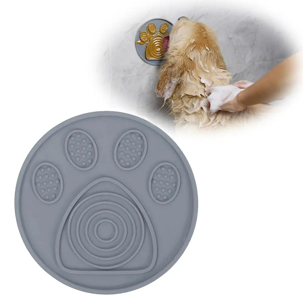 

Dog Lick Pad Slow Feeder Treat Dispensing Mat for Pets Puppies Bath for Pet Bathing, Grooming and Training Distraction Device