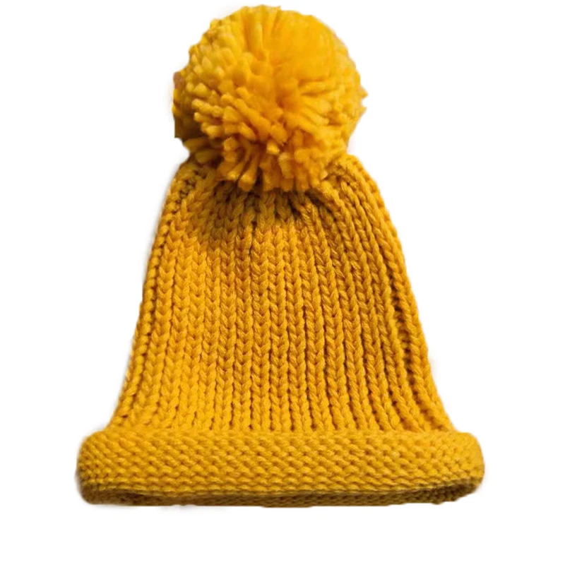 baby accessories designer Baby Knitted Winter Hat Boys Girls Pompom Cap Crochet Knitted Candy Color Toddler Beanie Cap Infant Kids Children Hairball Hats designer baby accessories Baby Accessories