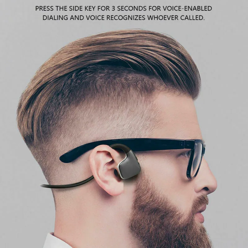 R9 5,0 костной проводимости Bluetooth наушники гарнитуры Беспроводные спортивные наушники громкой связи беспроводные наушники для смартфонов