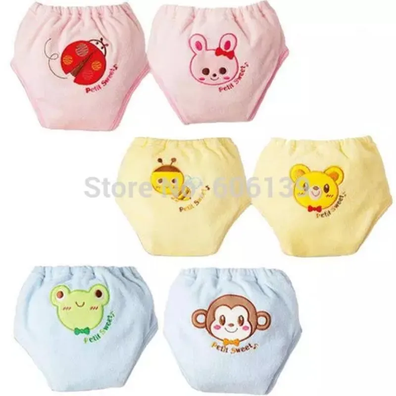 Lovely waterproof 5Layers baby potty training pants diaper panties