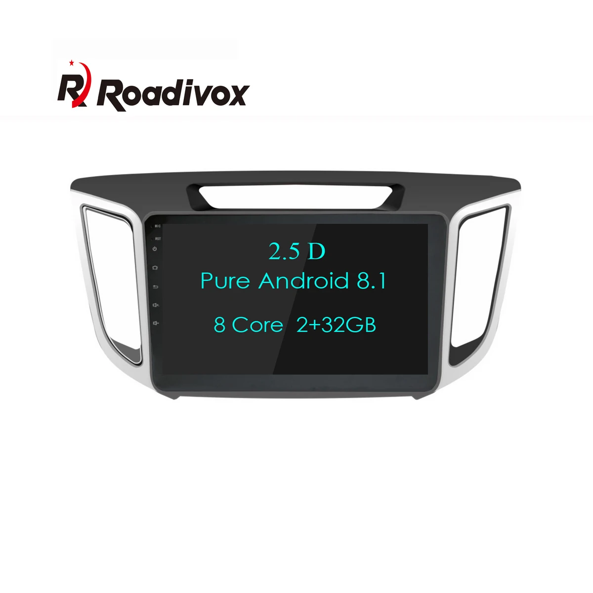10," android 8,1 ram 2G rom 32G Автомобильный gps dvd-плеер для HYUNDAI IX25 CRETA Радио мультимедийный плеер аксессуары