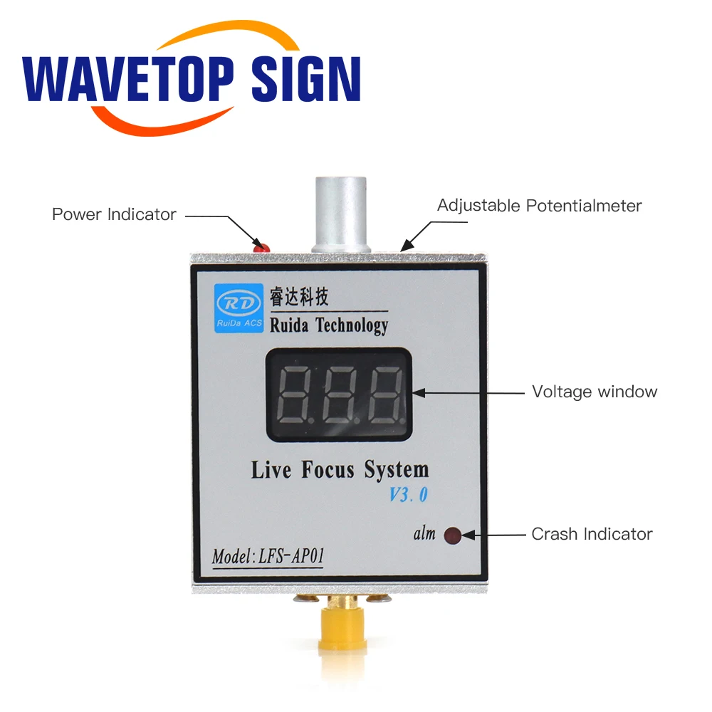 WaveTopSign Ruida LFS AM T43 AP01(S) металлическая режущая система живого фокуса усилитель и