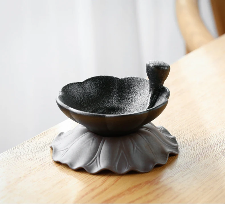 Японский ситечко для чая керамический фильтр черная керамика чайный заварочный чайный набор кунг-фу аксессуары винтажная чайная посуда украшения ремесла