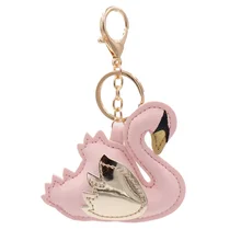 Женская сумка с лебедем кулон хлопок заполнение из искусственной кожи брелок Женская сумка автомобильный брелок Подвески подарок