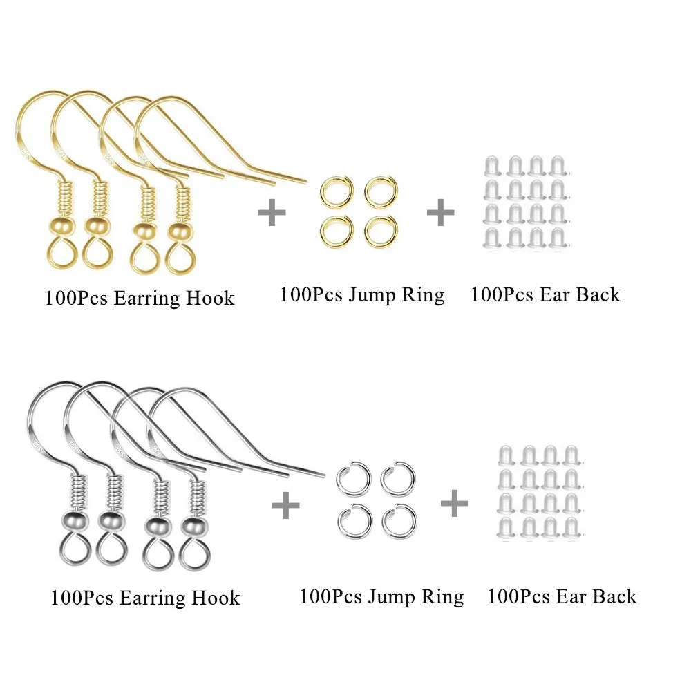 Ear Wires Earring Backs Diy 925 Sterling Silver Plated Earring