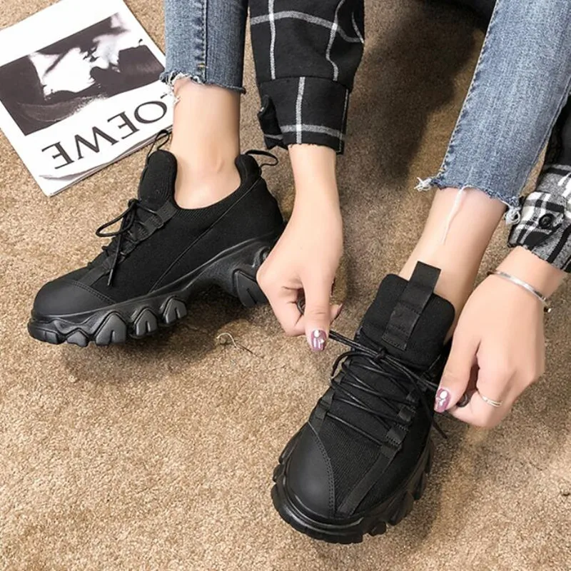 

High Quality Women Casual Shoe Trainers Personality Designer Basket Shoes Chaussures Femme Espadrilles Platform Outdoor Sneakers
