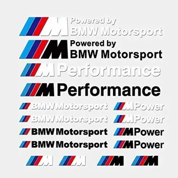 

M Performance Motorsport Car Emblem Sticker Set Decal for BM Motorsport