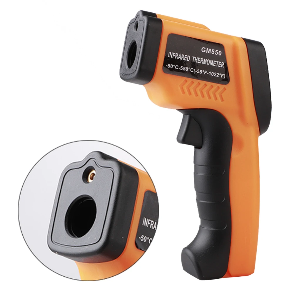 

4-Button Industrial Thermometer GM550 Non-Contact Digital Infrared Thermometer Machine Room Laser Temperature Instrument