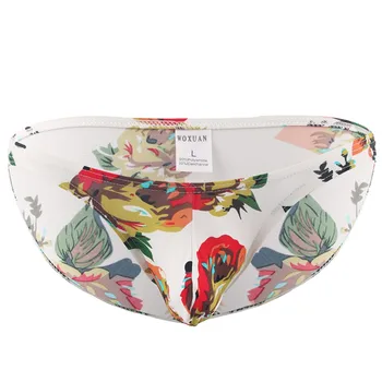 

SAGACE Panties Men New Sexy Men Sexy Print Panties Fashion Underwear Sleepwear Brief Underpant S-XL G-String Triangle Intimates