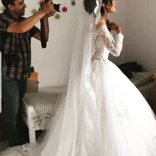 Свадебная вуаль изготовленная на заказ длиной 3 метра