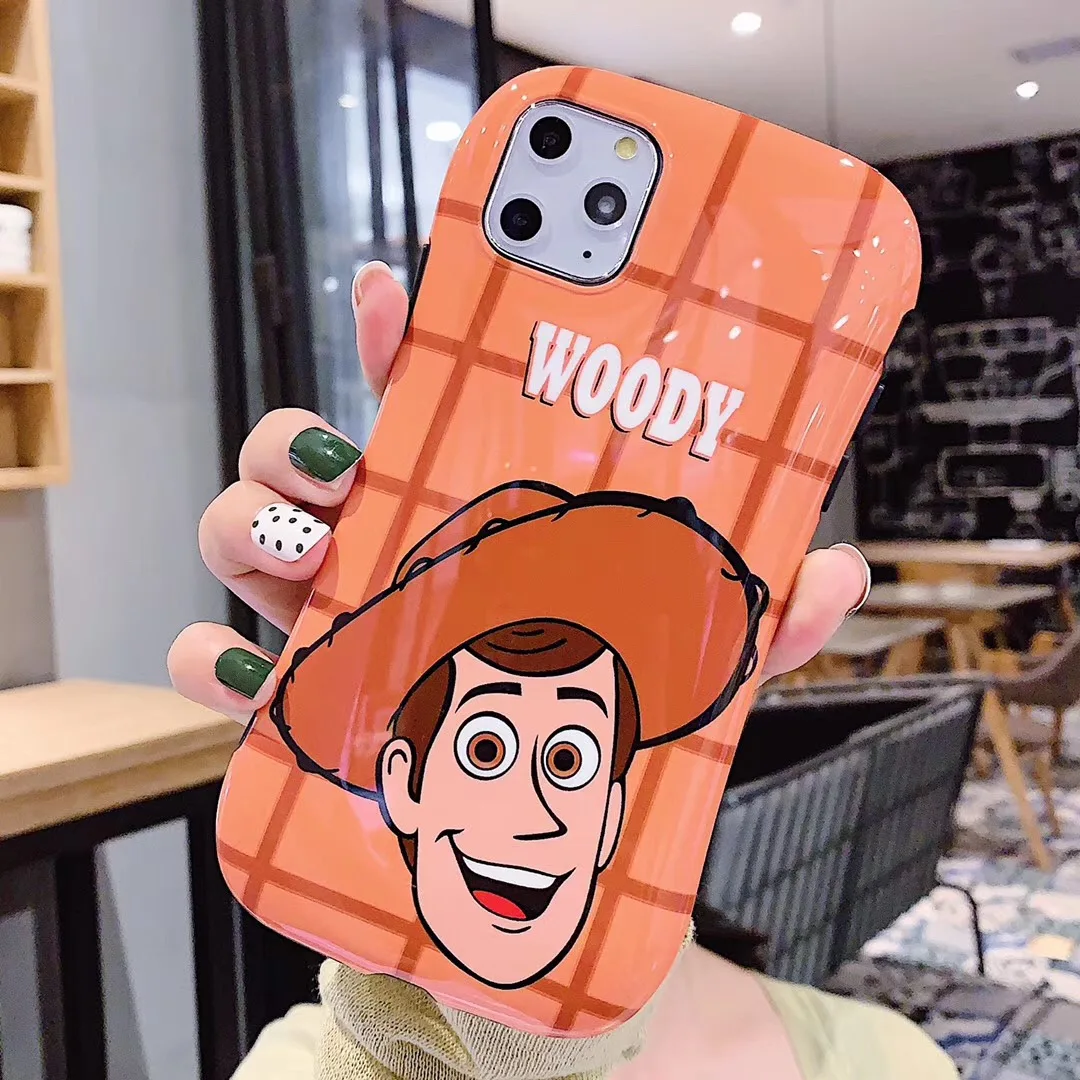 WOODY Силиконовый чехол для iphone 11pro XS MAX XR 6s 7 8 Plus funda donald duck diamond apple iphone 11pro Max чехол - Цвет: WOODY