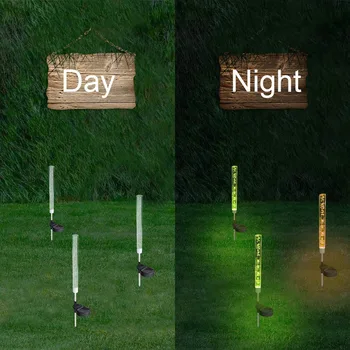 

2pcs Solar Tube Lights Solar Bubble RGB Color Changing Garden Stake Lights for Garden Patio Backyard Pathway Decoration